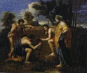 Nicolas Poussin et in arcadia ego oil painting reproduction